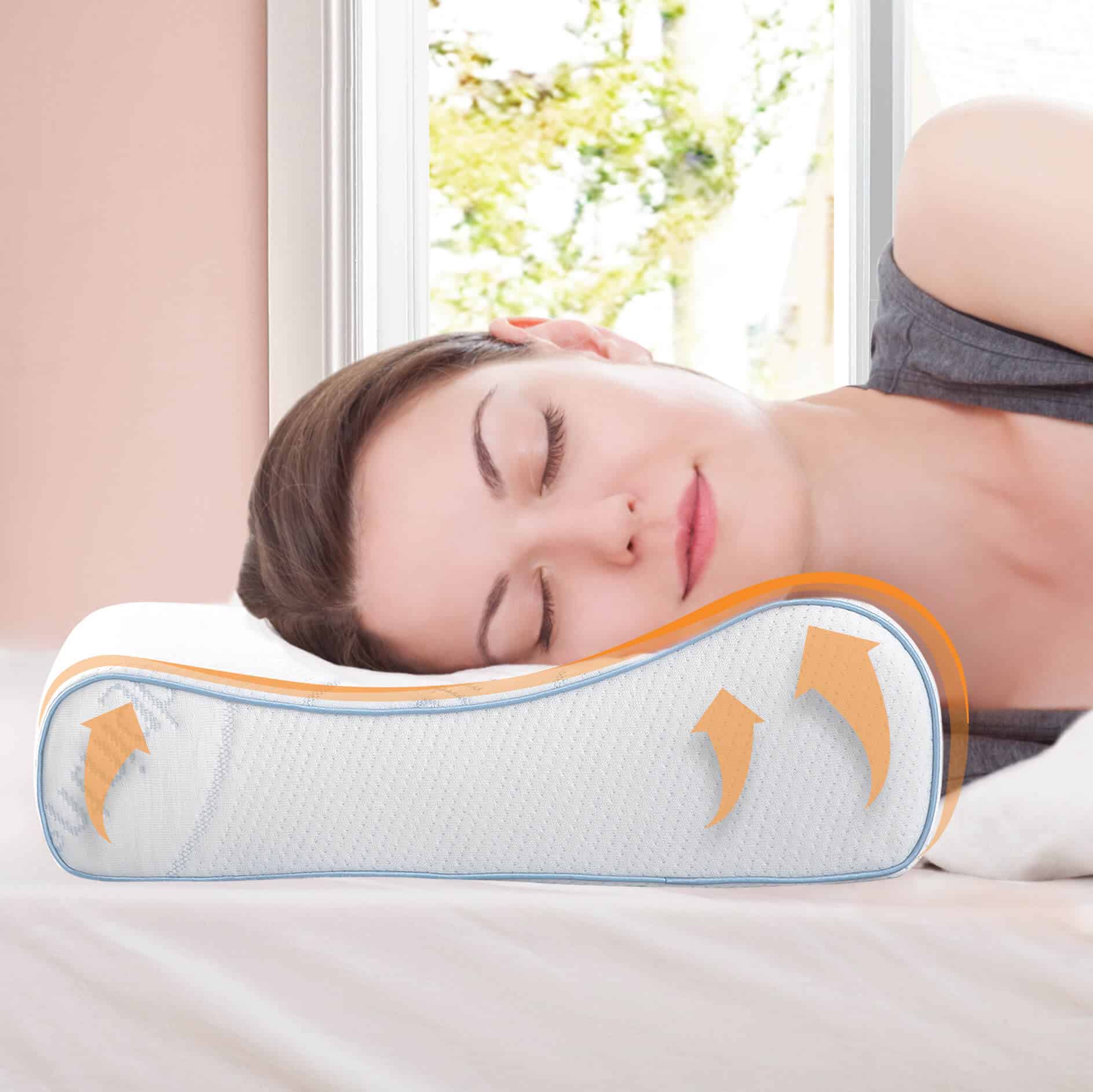Silentnight Impress Contour Support Memory Foam Pillow - Firm-image-565165GE