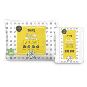 Snug Deeply Dreamy Mattress Protector & Pillow Pair