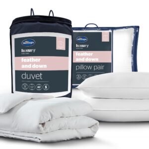 Silentnight Feather & Down 13.5 Tog Duvet & Pillow Pair Bundle