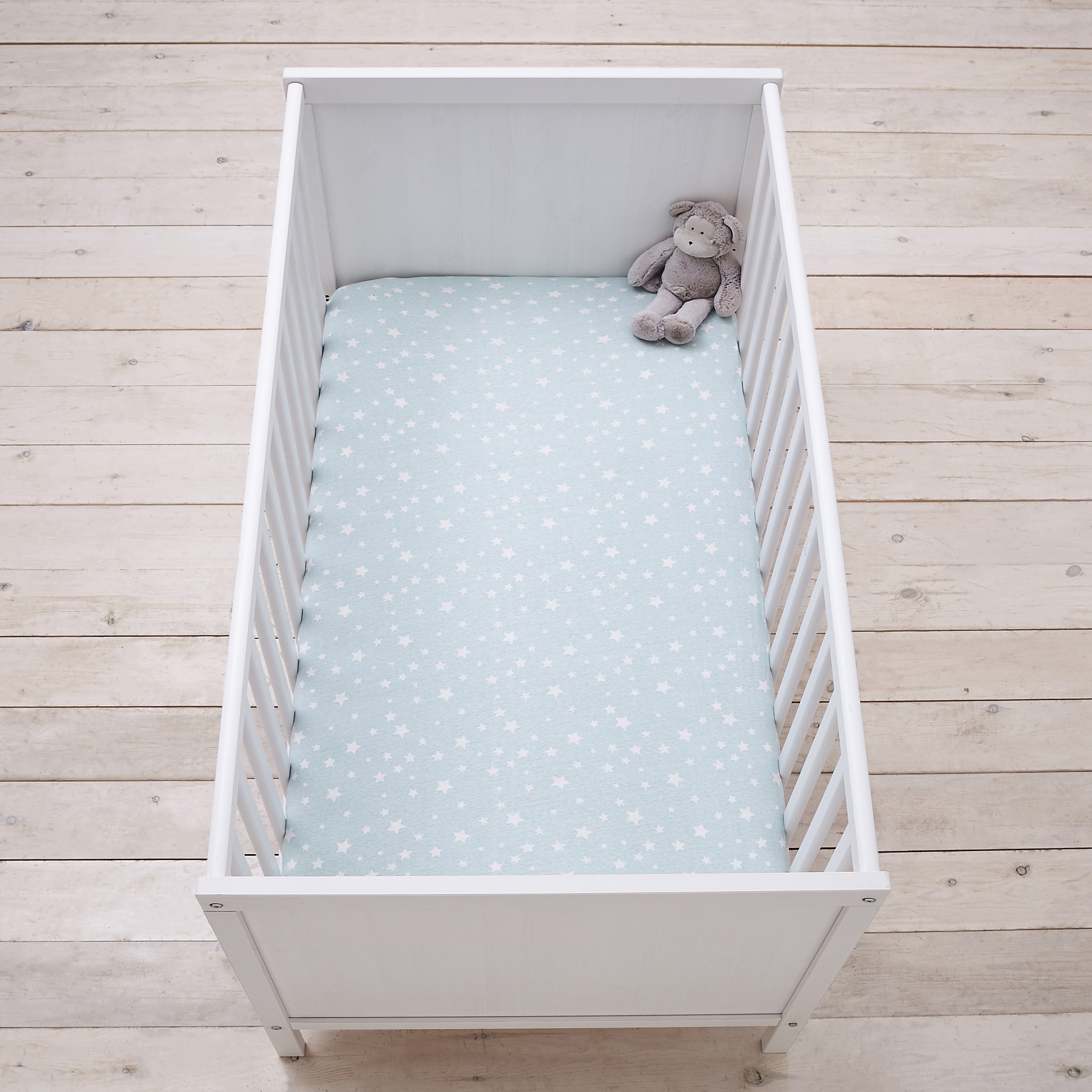 Silentnight Safe Nights Cot Bed Fitted Sheets (Pack of 2)-image-494434GE