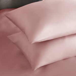 Silentnight Pure Cotton Housewife Pillowcase Pair – Blush