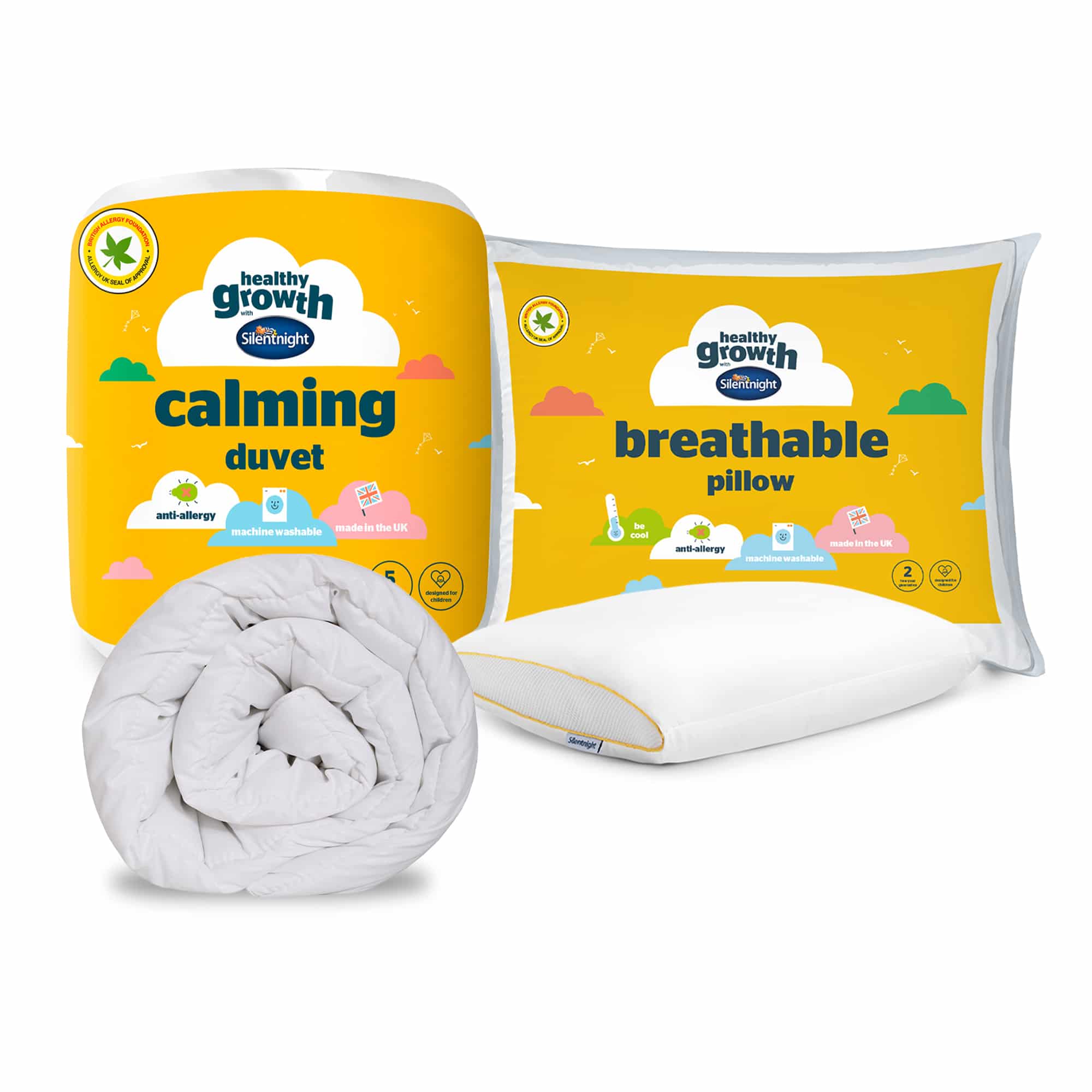 Silentnight Healthy Growth Duvet &amp; Pillow Bundle