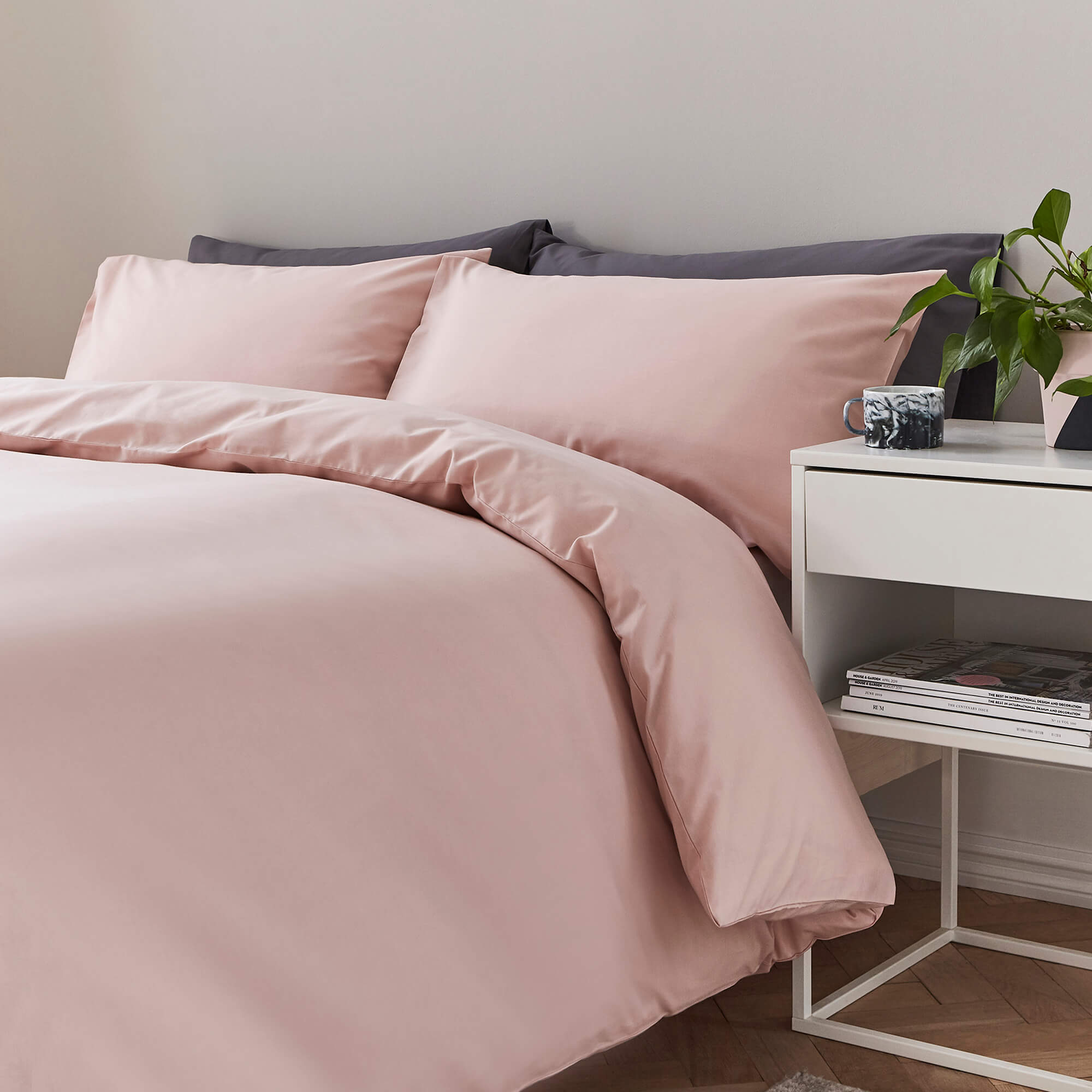 Silentnight Pure Cotton Duvet Set - Blush-image-520645GE