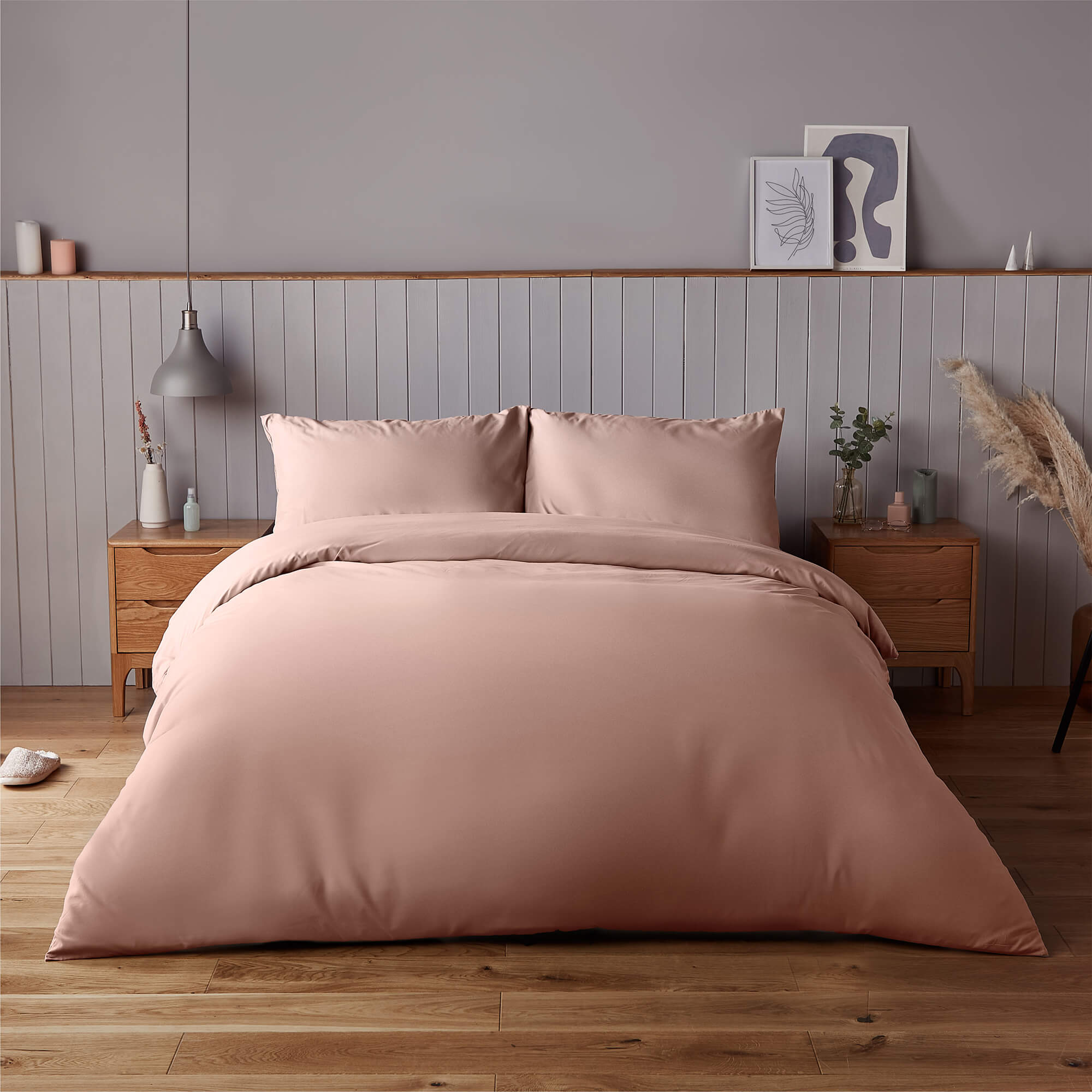 Silentnight Supersoft Blush Duvet Set-image-541701GE