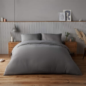 Silentnight Supersoft Charcoal Duvet Set