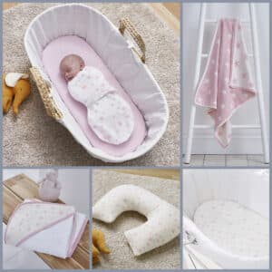 Silentnight Safe Nights First Time Parent Bundle - Pink Star