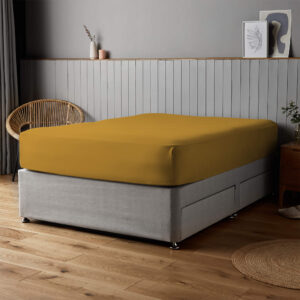 Silentnight Supersoft Ochre Fitted Sheet