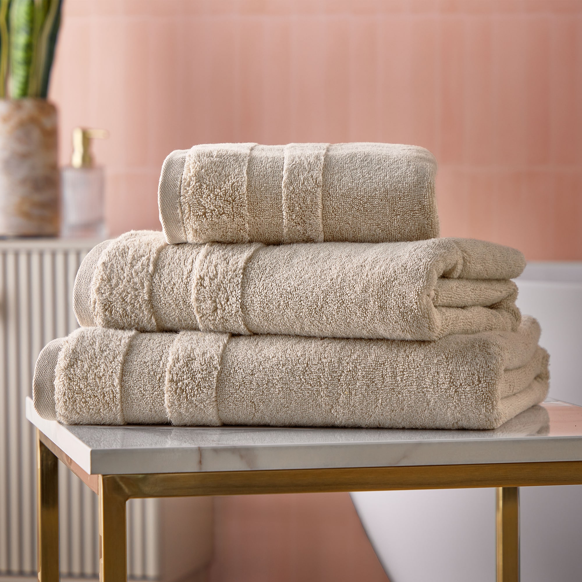 Cosmo Living Supersoft Towels | Natural - 6 Pack-image-190011021