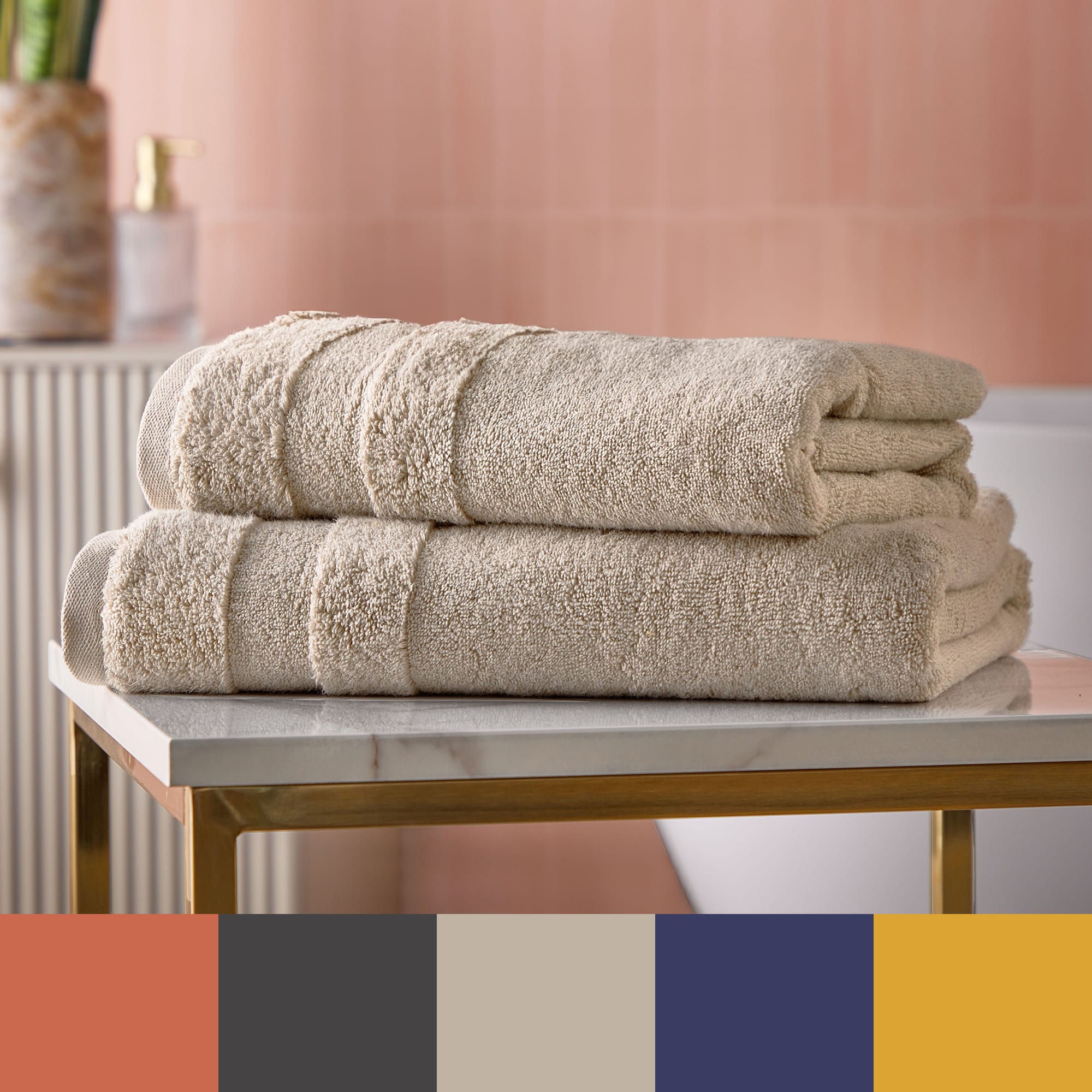 Cosmo Living Supersoft Bath Towel 2 Pack-image-190011-J