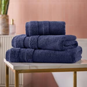 Cosmo Living Supersoft Towels | Navy - 6 Pack