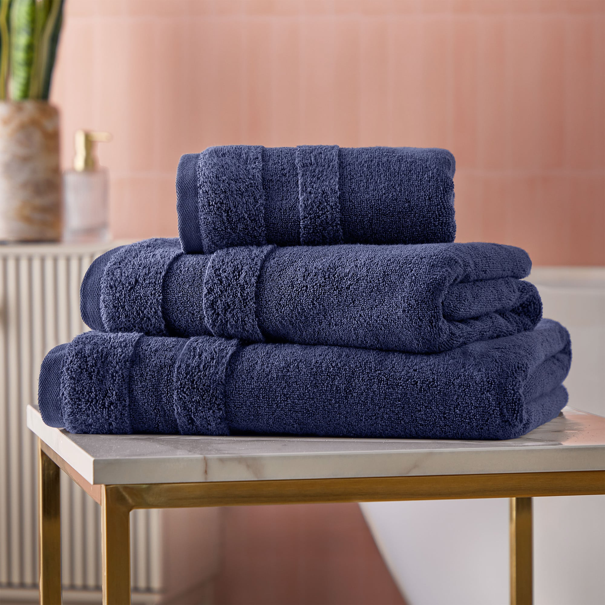 Cosmo Living Supersoft Towels | Navy - 6 Pack-image-190011020