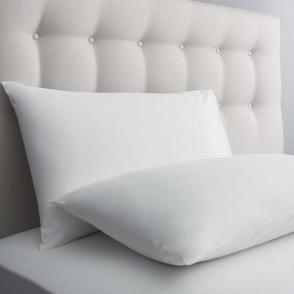 Silentnight Cotton Rich Housewife Pillowcase Pair - White