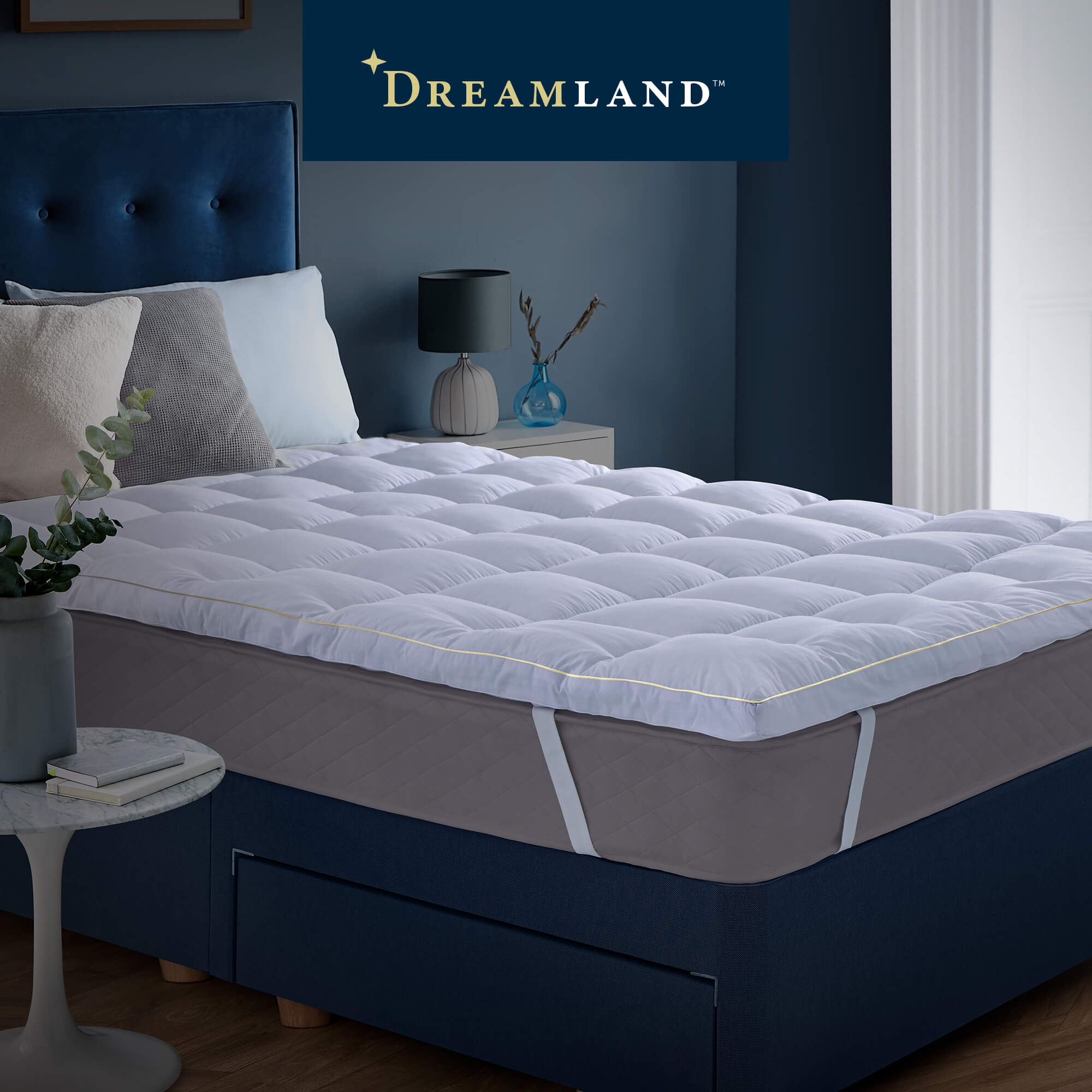 Dreamland Forever Full Mattress Topper-image-565844GE