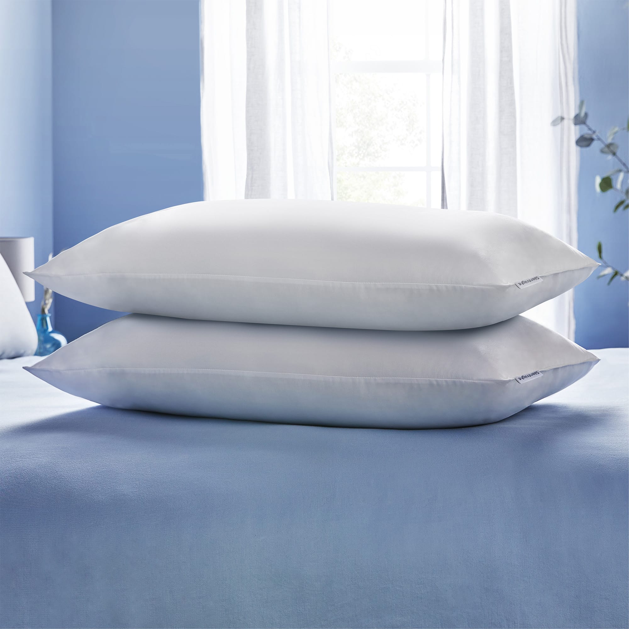 Silentnight Anti-snore Pillow - 2 Pack-image-990097001