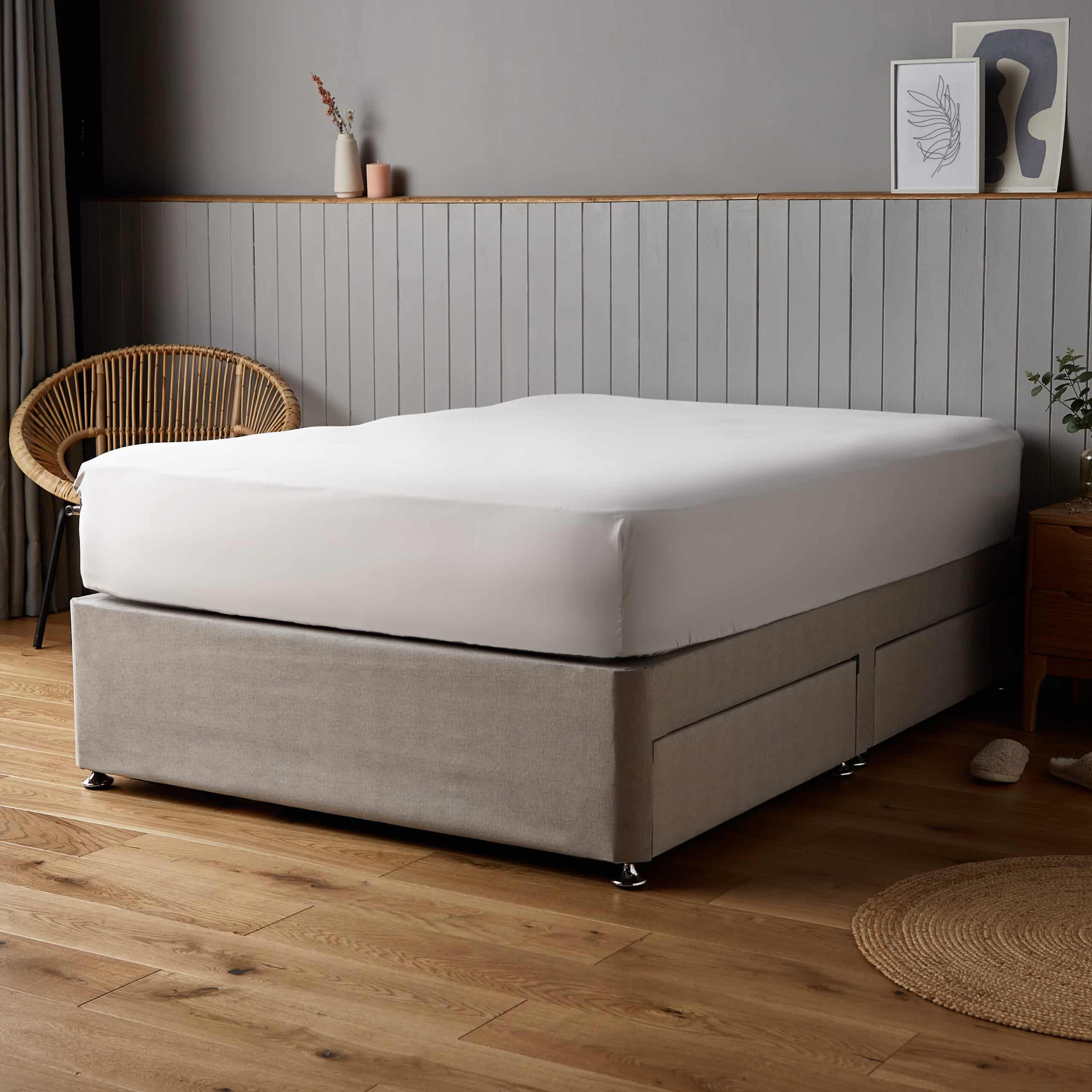 Silentnight Supersoft White Fitted Sheet-image-558525GE