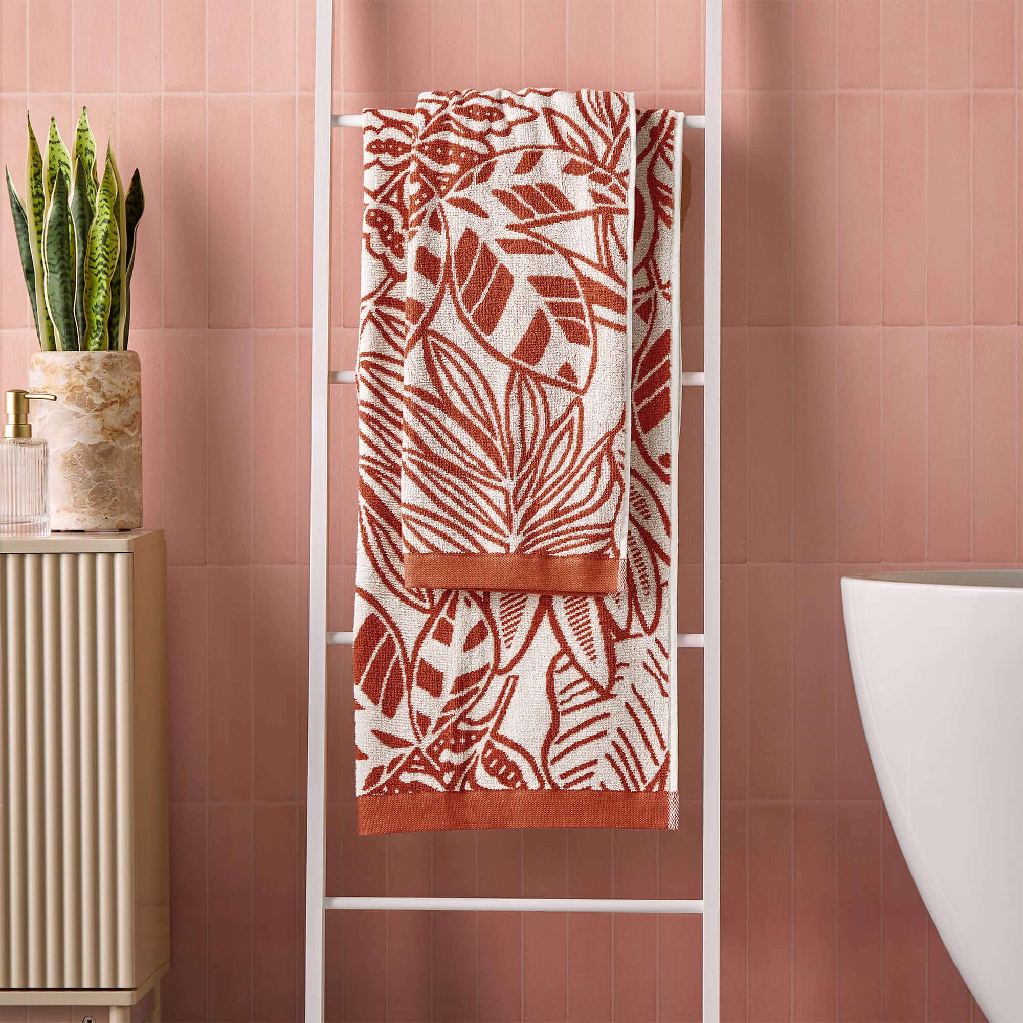 Cosmo Living Floral Cotton Towels-image-190011