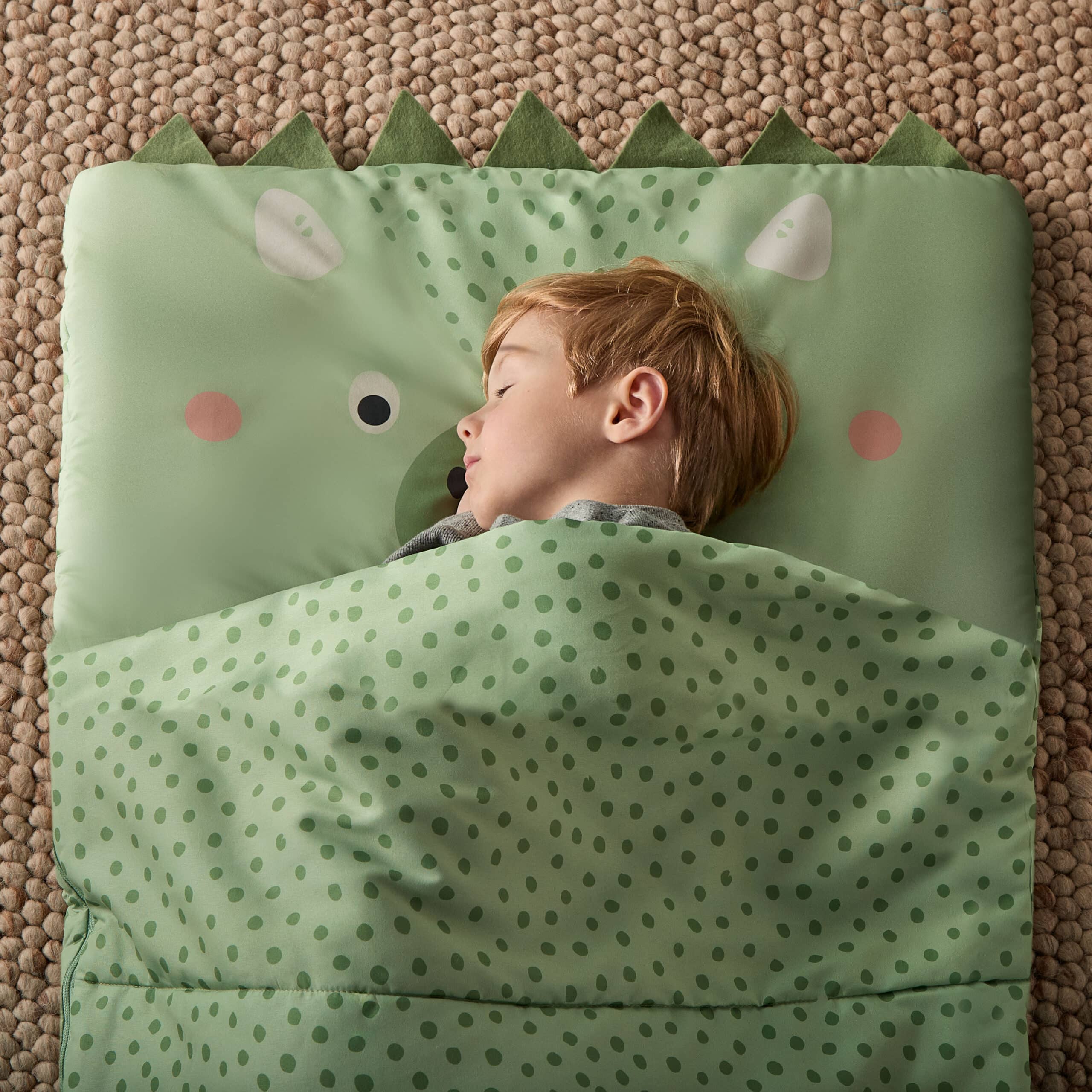 Silentnight Healthy Growth All-in-one Sleepover Bag - Dinosaur-image-593298GE