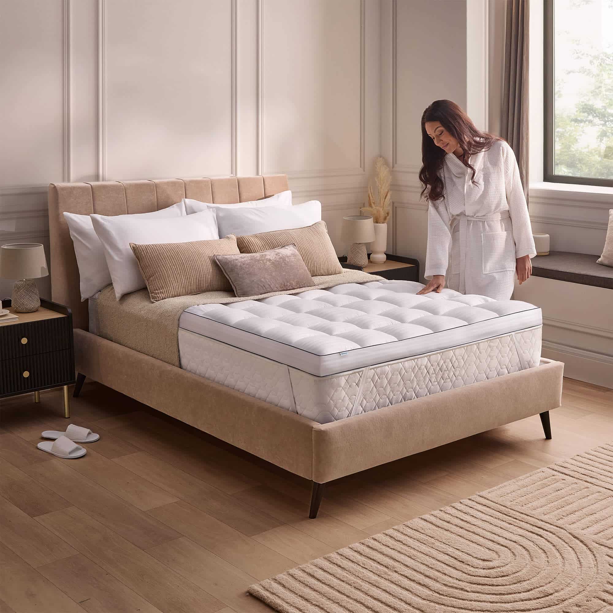 Silentnight Hotel Collection Supreme Mattress Topper 10cm-image-596305GE