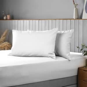 Silentnight Supersoft White Pillowcase Pair