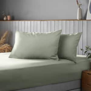 Silentnight Supersoft Sage Pillowcase Pair