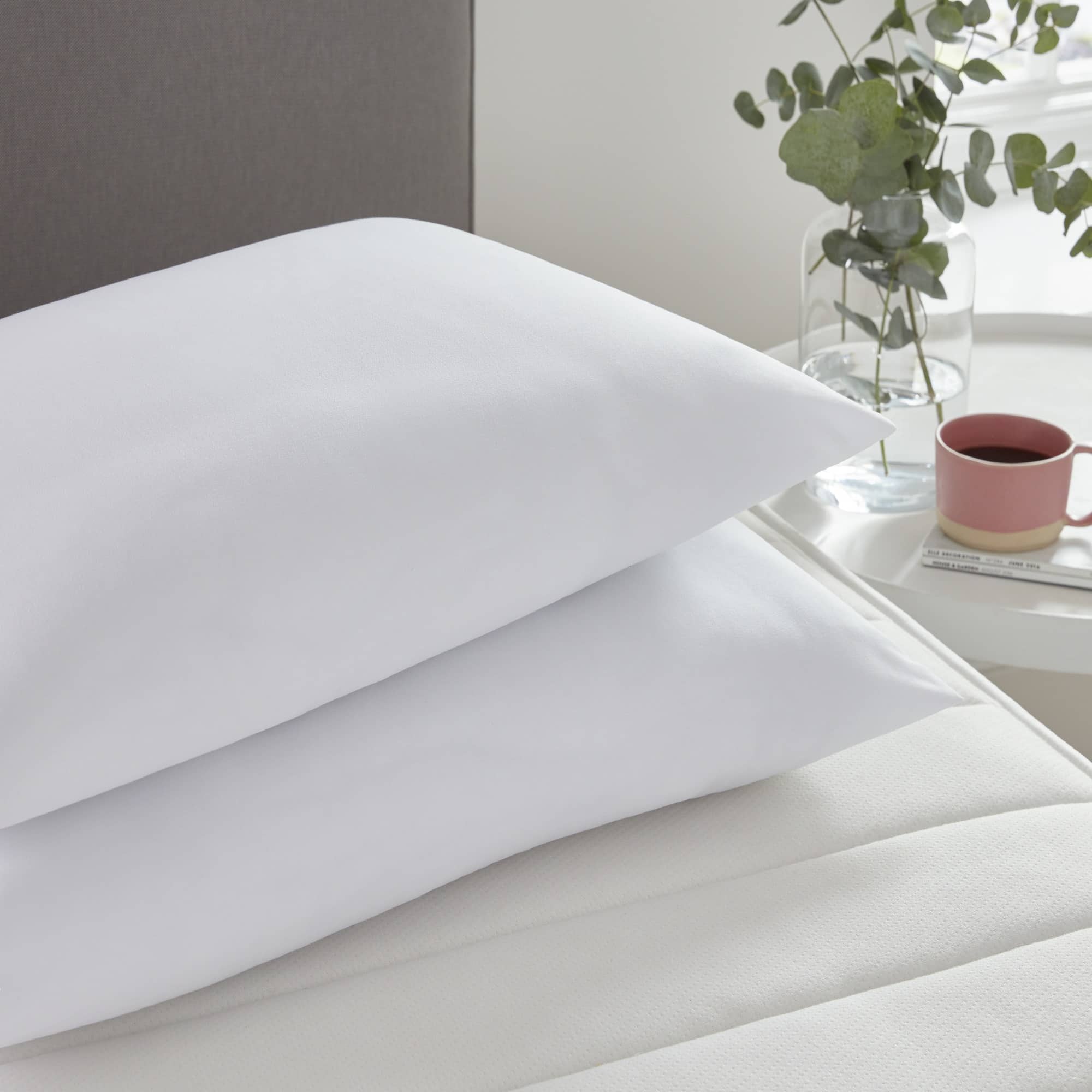 Silentnight Just Like Down Microfibre Pillow - 2 Pack-image-444422GE