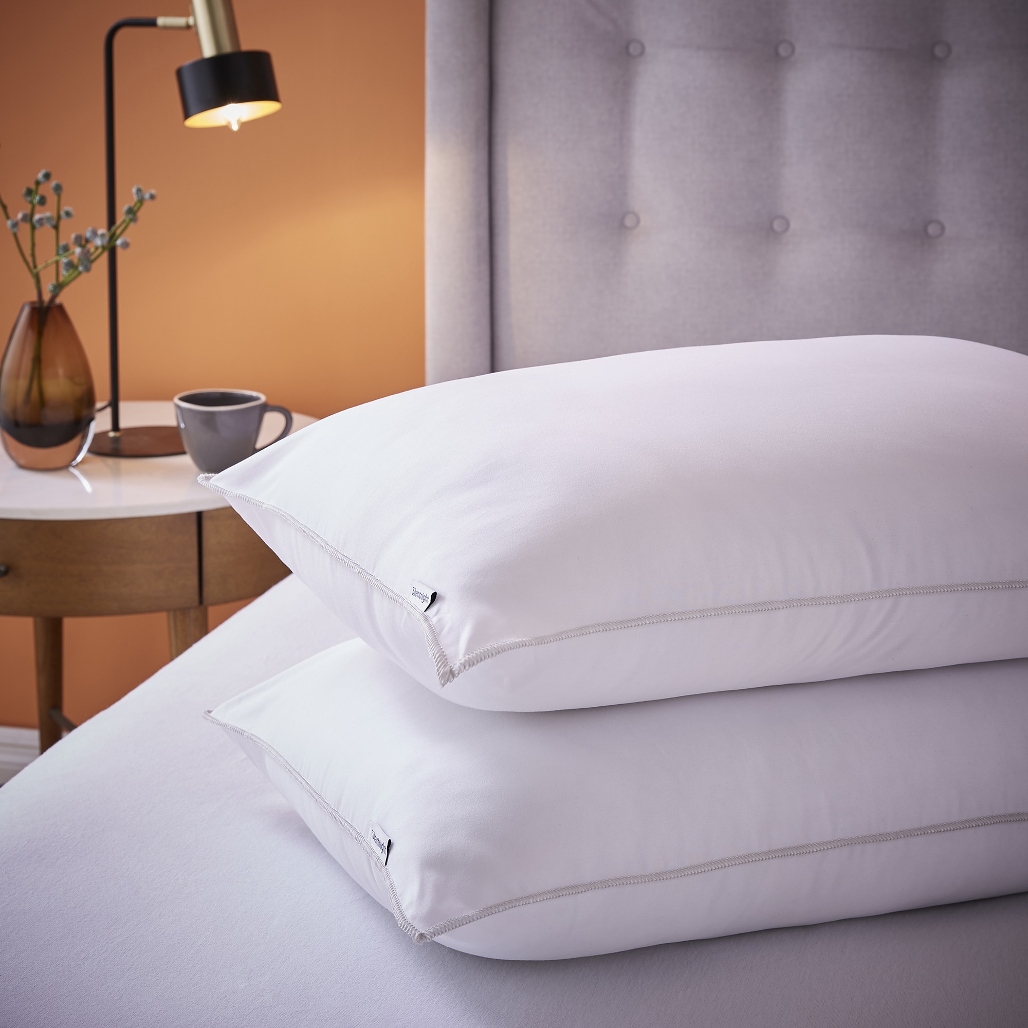 Silentnight Premium Warm and Cosy Pillow Pair-image-553704GE