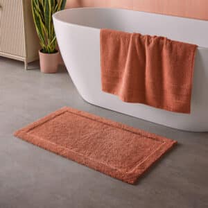 Cosmo Living Supersoft Bathmat - Terracotta