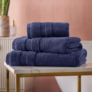 Cosmo Living Supersoft Towel - Navy