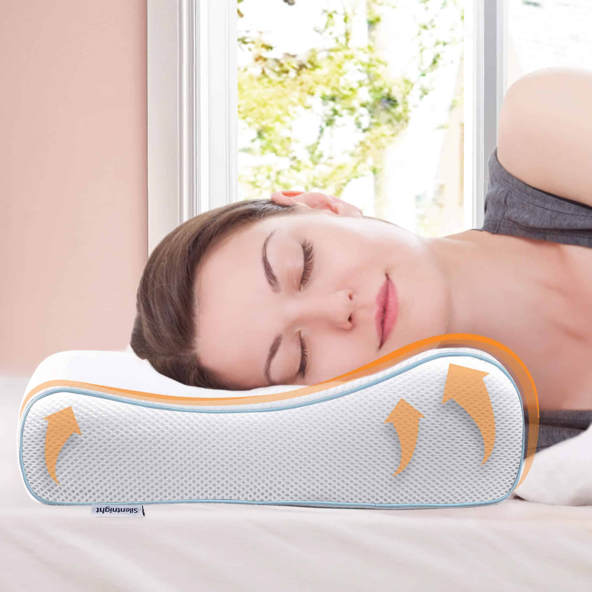 Silentnight Impress Memory Foam Contour Support Pillow-image-582131GE