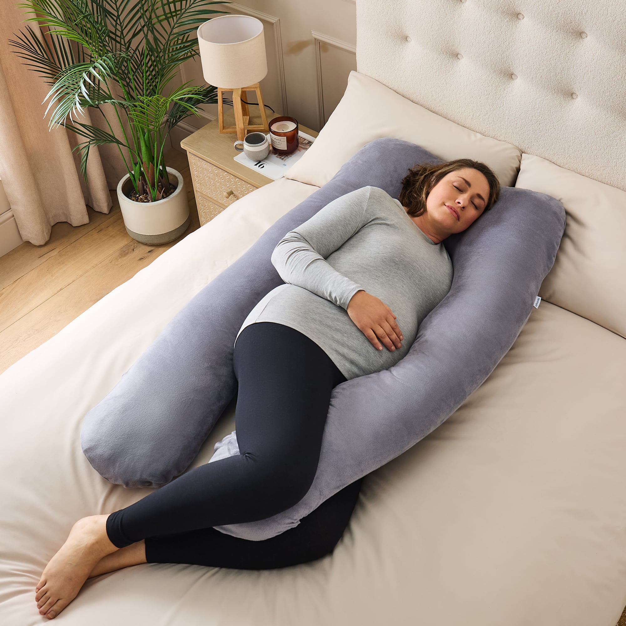 Silentnight Body Support U-Shaped Pregnancy Pillow-image-582148GE