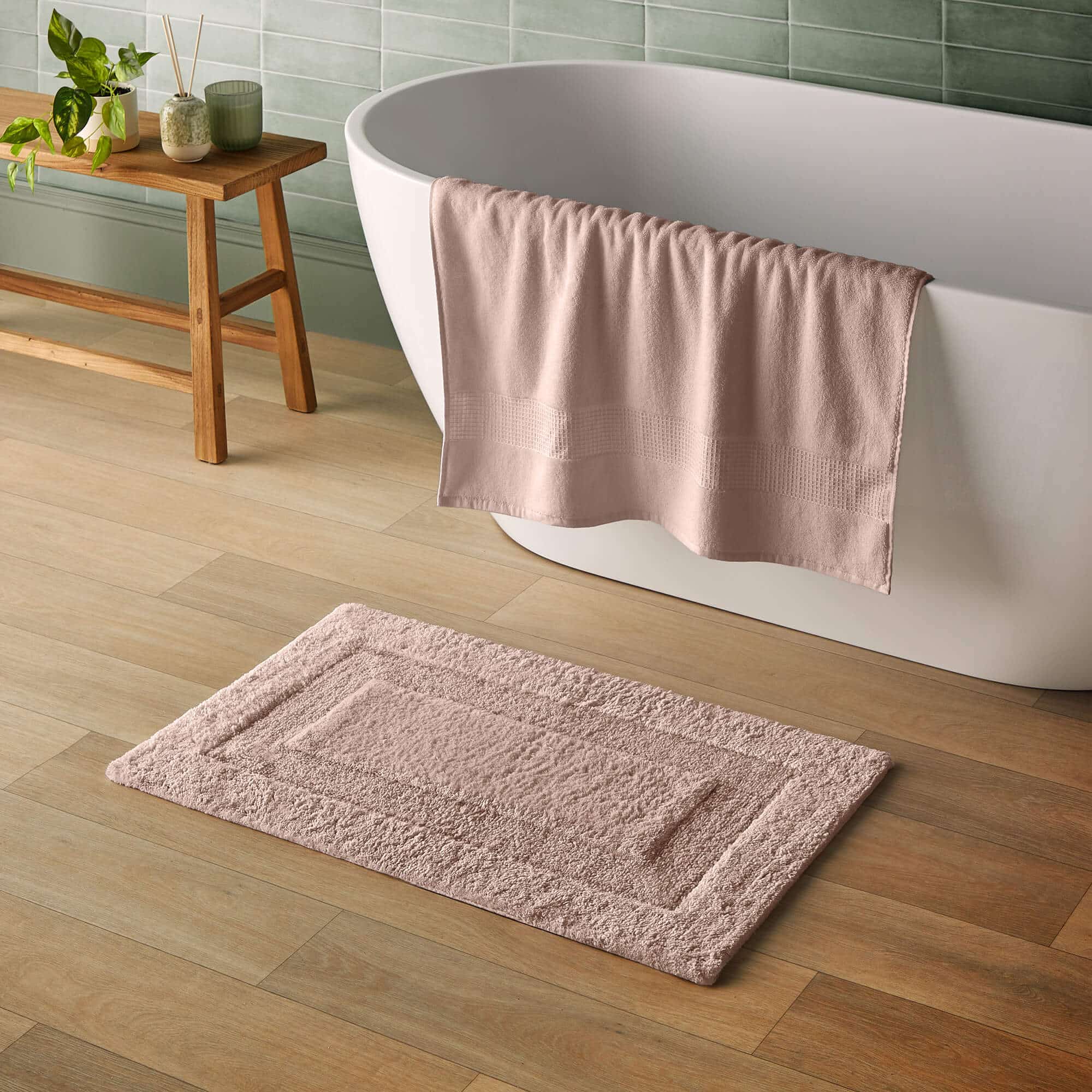 Silentnight Supersoft Bathmat - Pink-image-589505GE