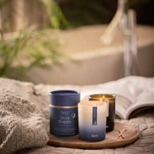 Aery Aromatherapy Sleep Happy Candle - Lavender, Bergamot & Chamomile