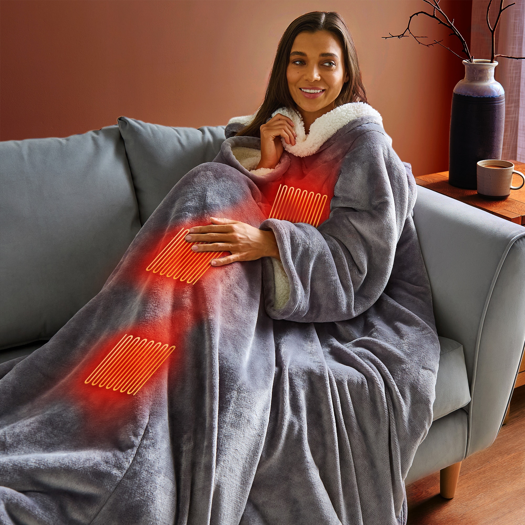 Silentnight Luxury Snugsie Heated Wearable Blanket-image-589871GE