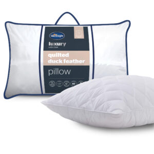 Silentnight Quilted Duck Feather Pillow
