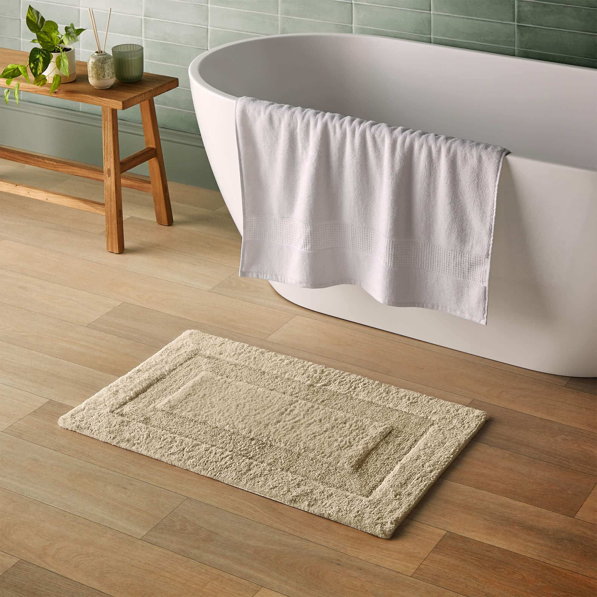 Silentnight Supersoft Bathmat - Natural-image-589482GE