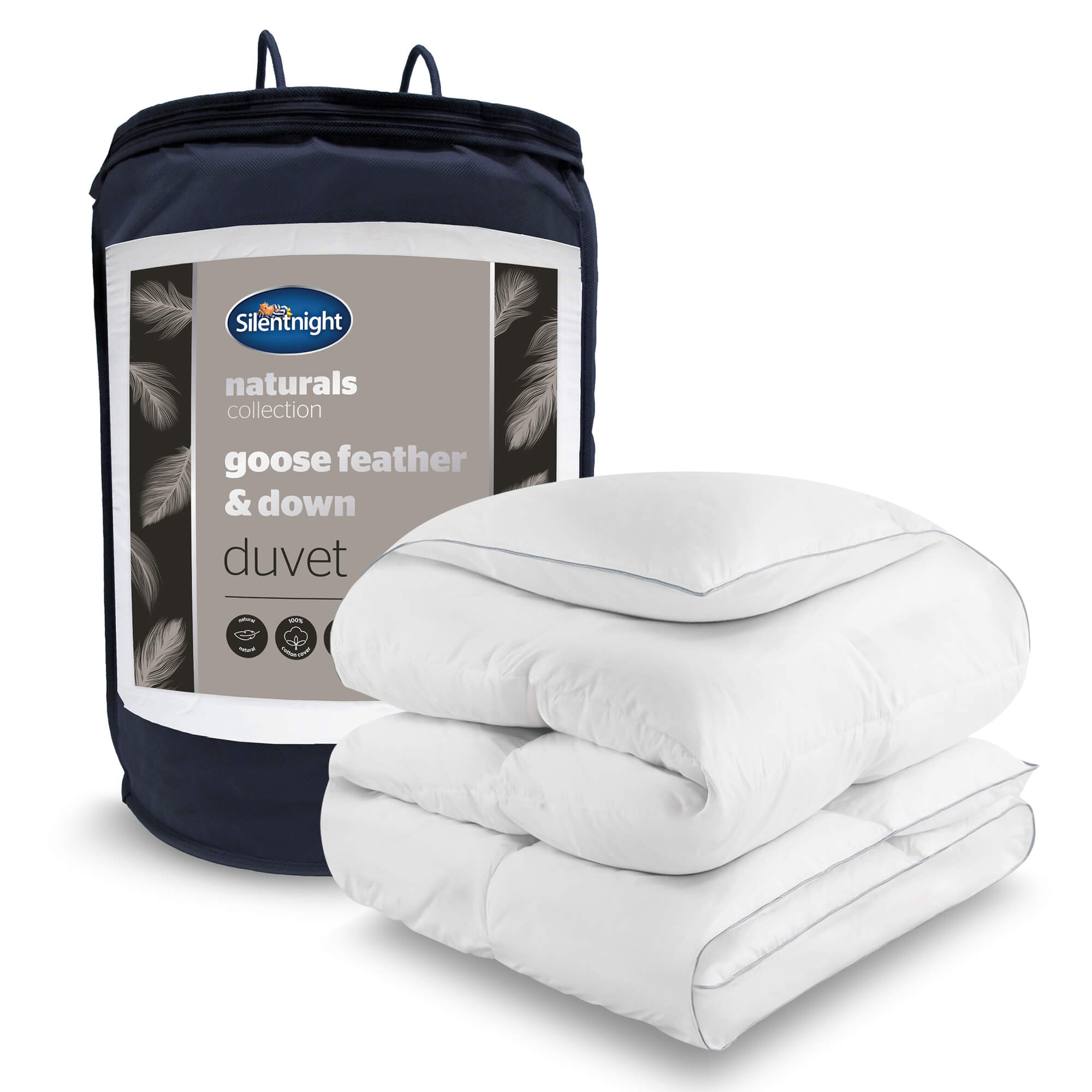 Silentnight Goose Feather &amp; Down Duvet-image-601603GE