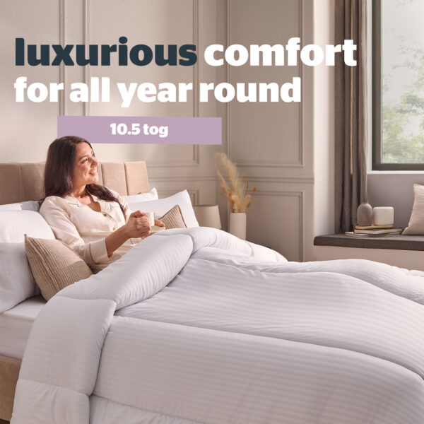 Silentnight Hotel Collection Coprimaterasso Super King Morbido 200x180 Cm Con Cinghie Elastiche – Ipoallergenico E Lavabile