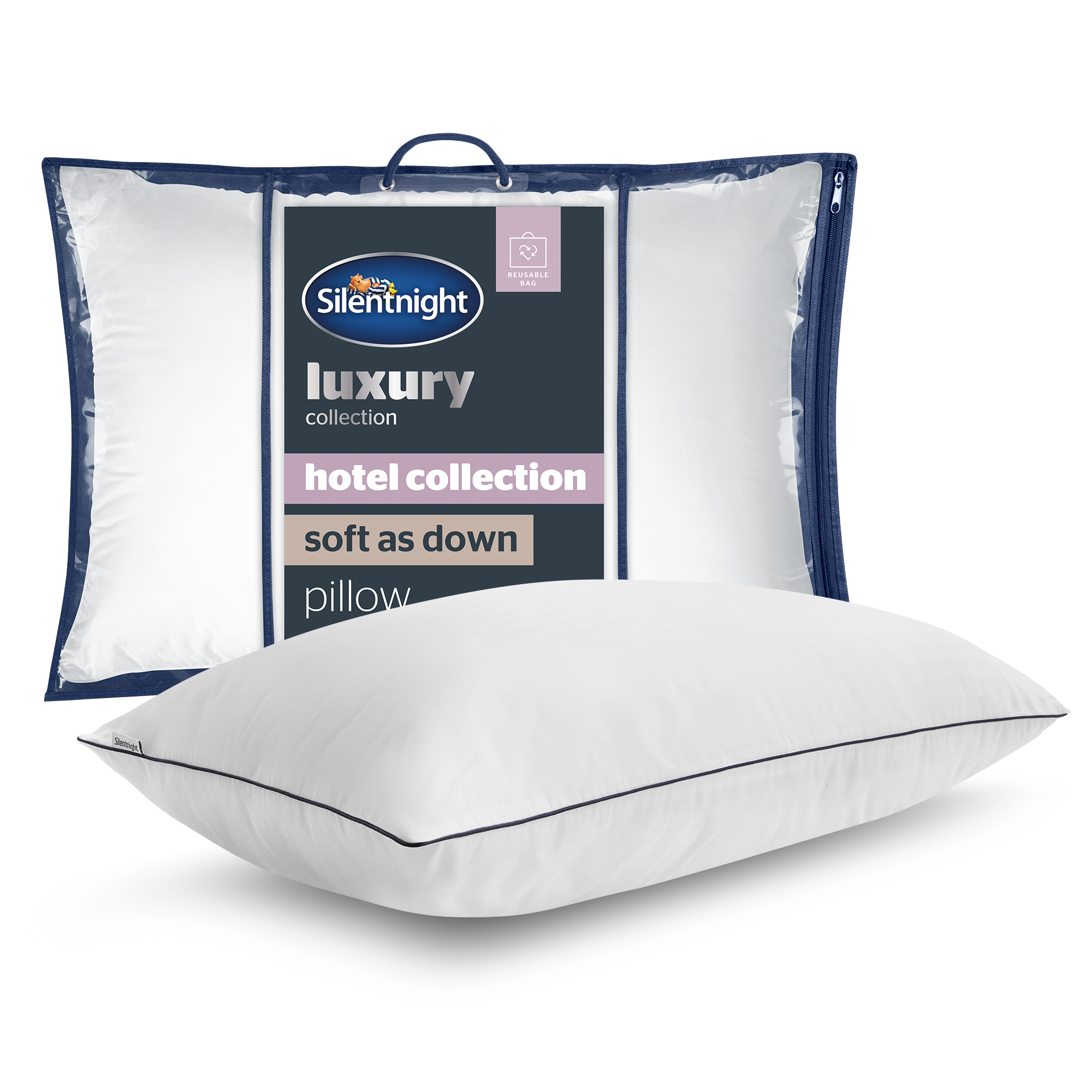 Silentnight Hotel Collection Soft as Down Pillow-image-589796GE