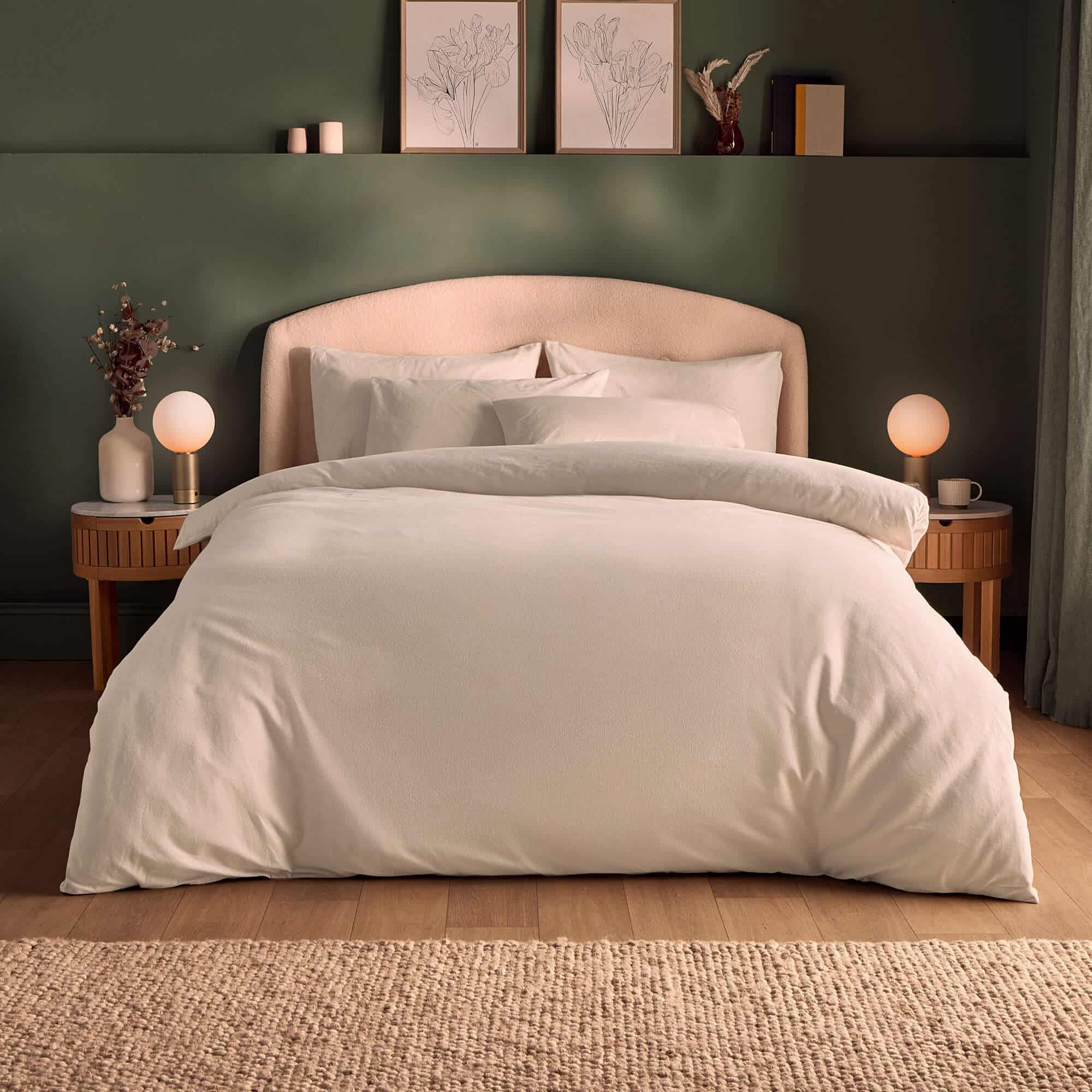 Silentnight Brushed Cotton Duvet Set - Natural-image-603270GE