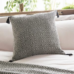 Cosmo Living by Cosmopolitan Geometric Print Tassel Cushion