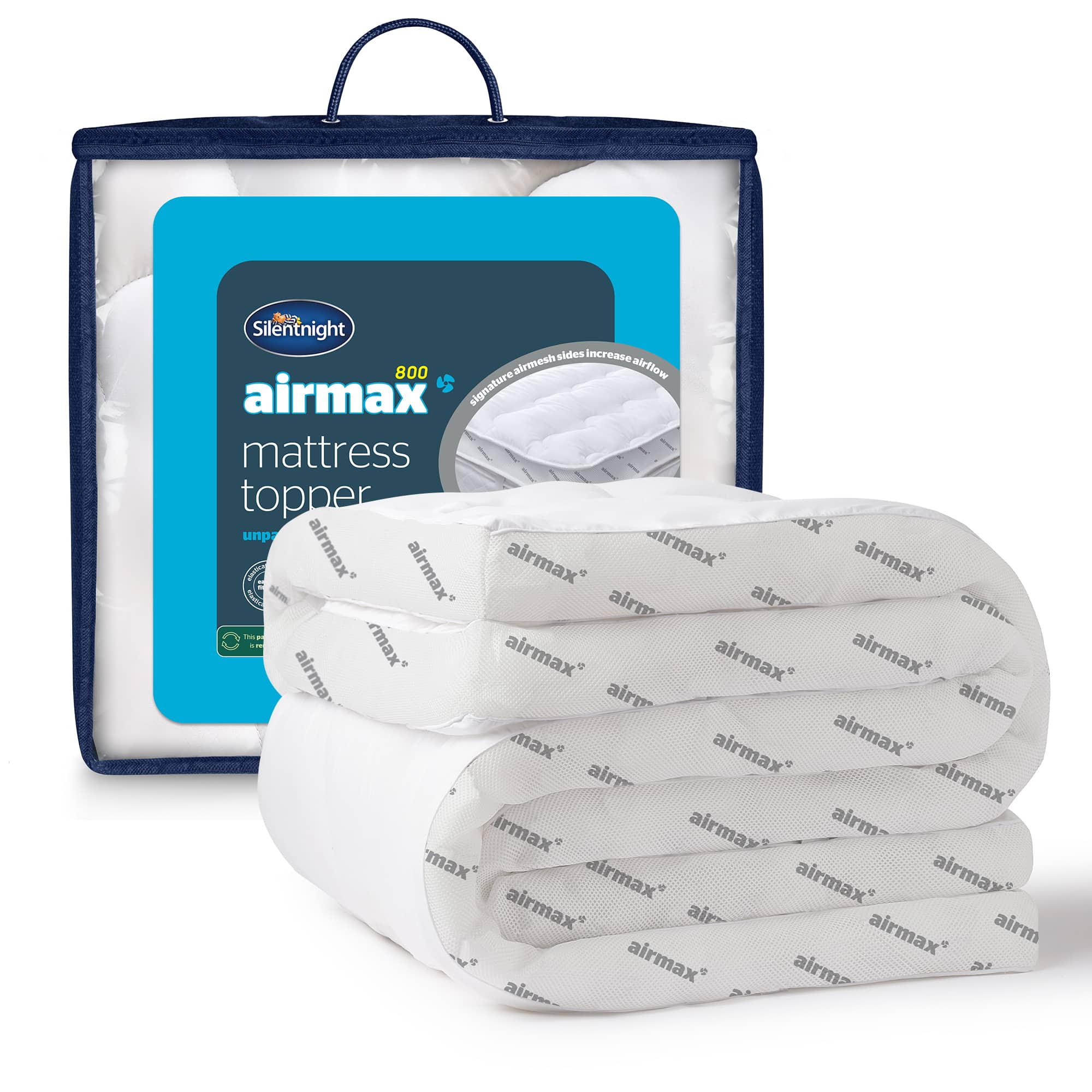 Silentnight Airmax 800 Mattress Topper-image-610018GE