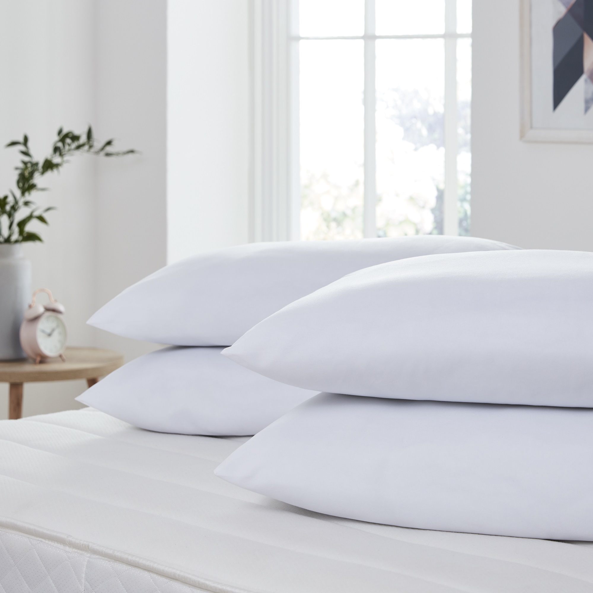 Silentnight Classic Hollowfibre Pillow - 4 Pack-image-442398GE