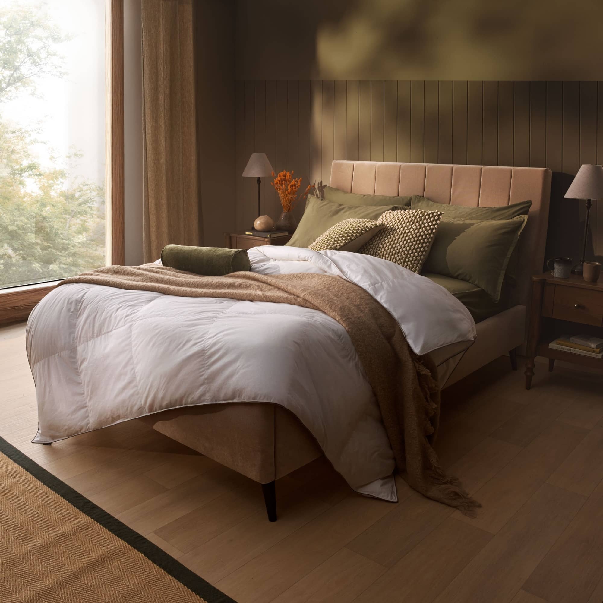 Sleepeezee Natural Feather and Down 10.5 Tog Duvet-image-610414GE
