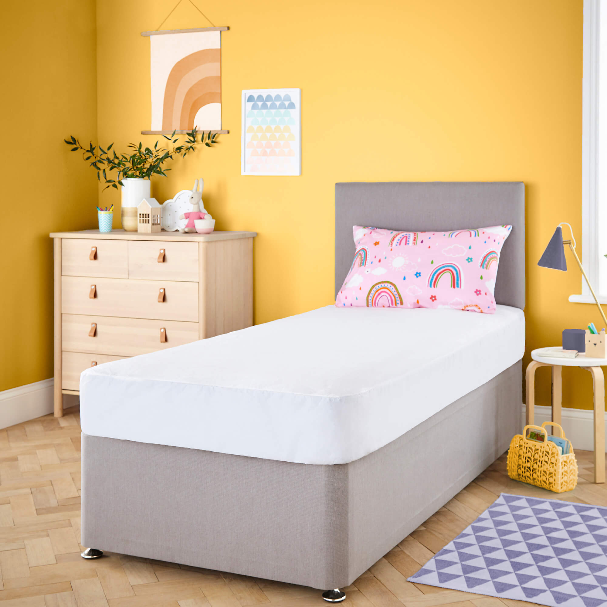 Silentnight Healthy Growth Waterproof Mattress Protector-image-551465GE-A