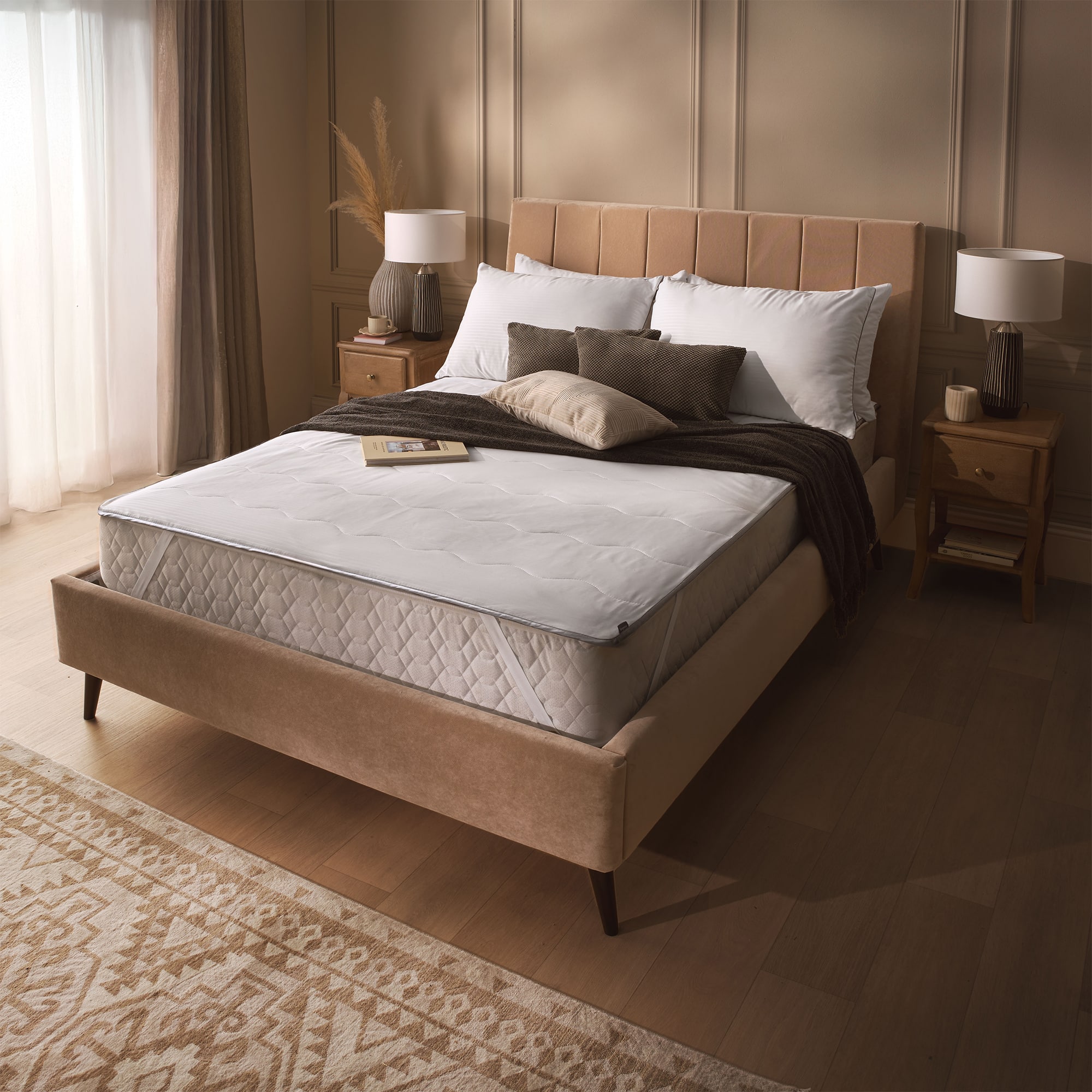 Sleepeezee Hotel Luxe Mattress Quilted Protector-image-610292GE