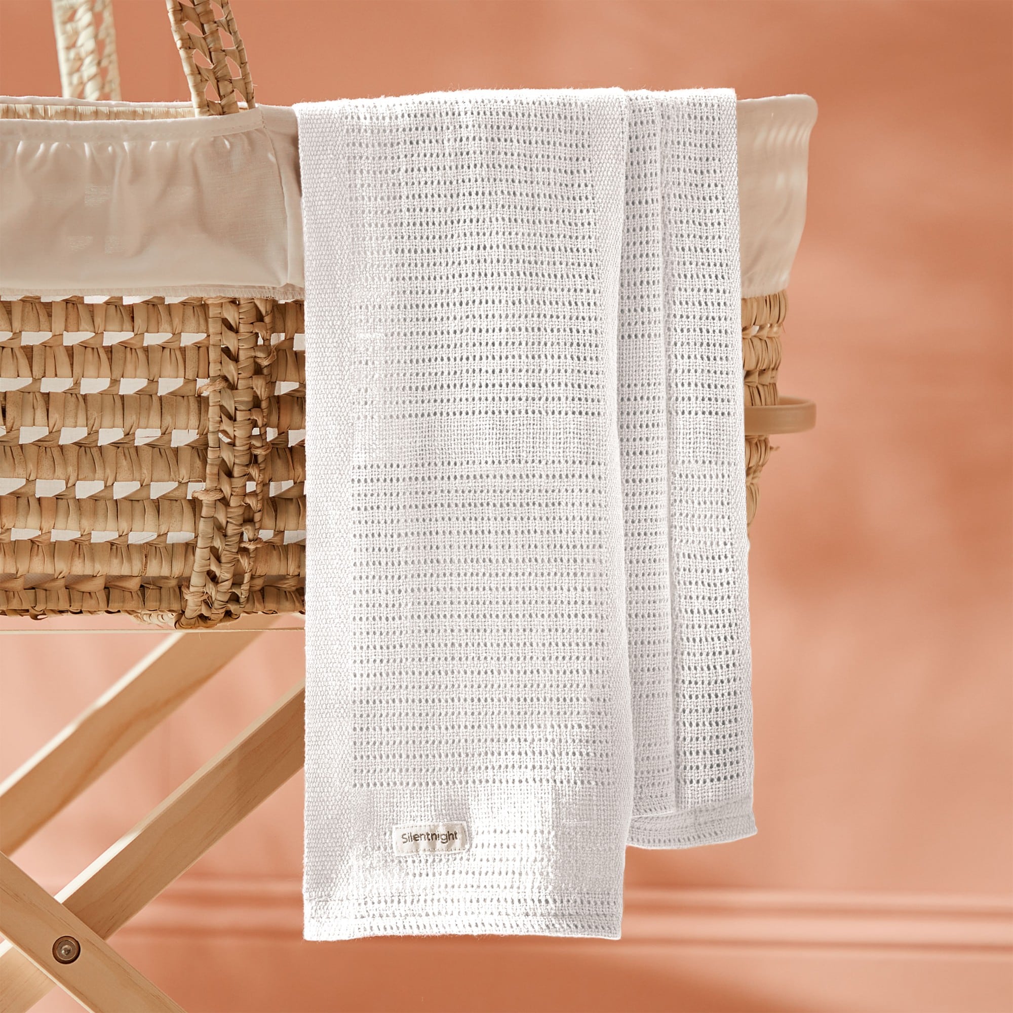 Silentnight Safe Nights Cellular Blanket - White - 2 Pack-image-608343GE