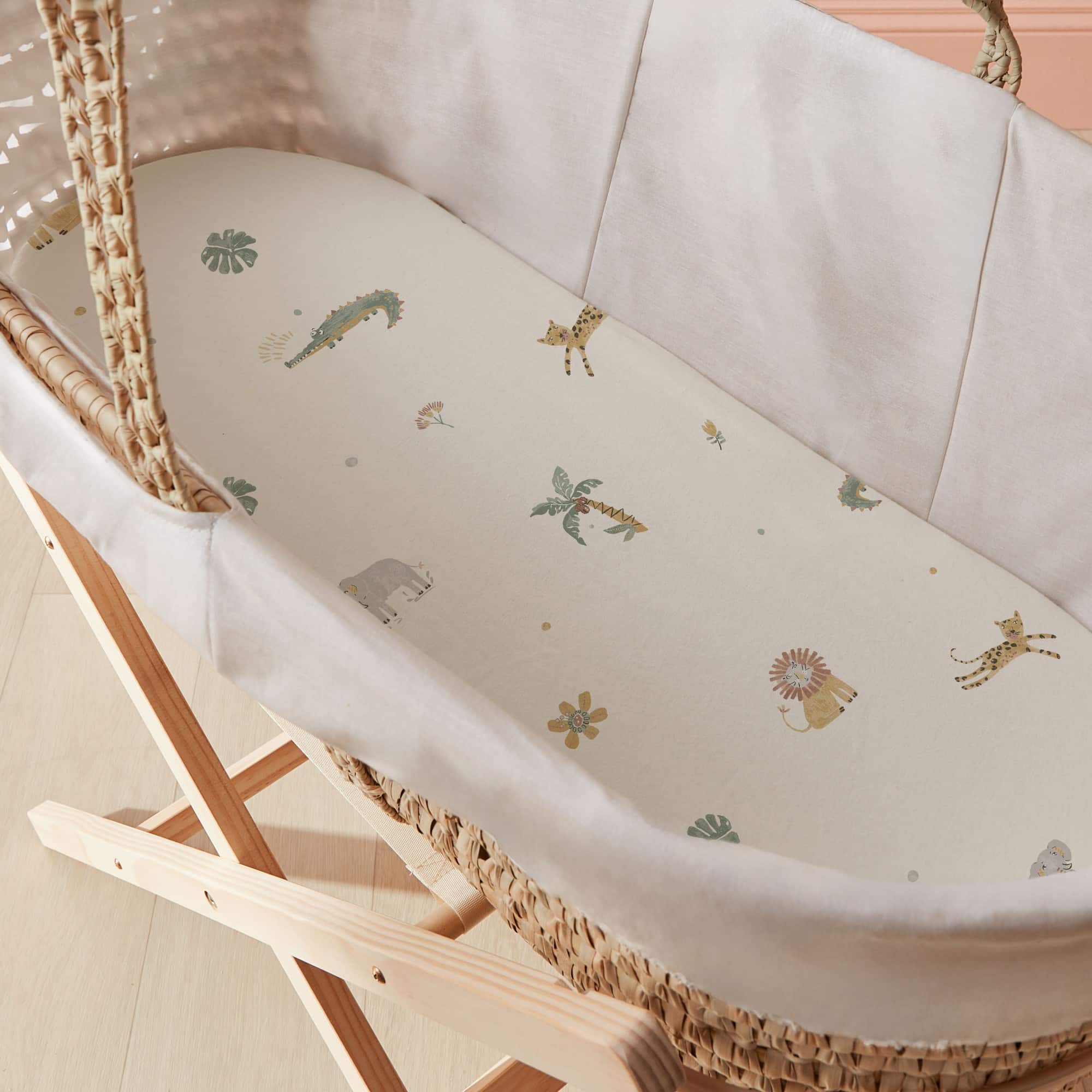 Silentnight Safe Nights Fitted Sheet - Safari-image-608398GE