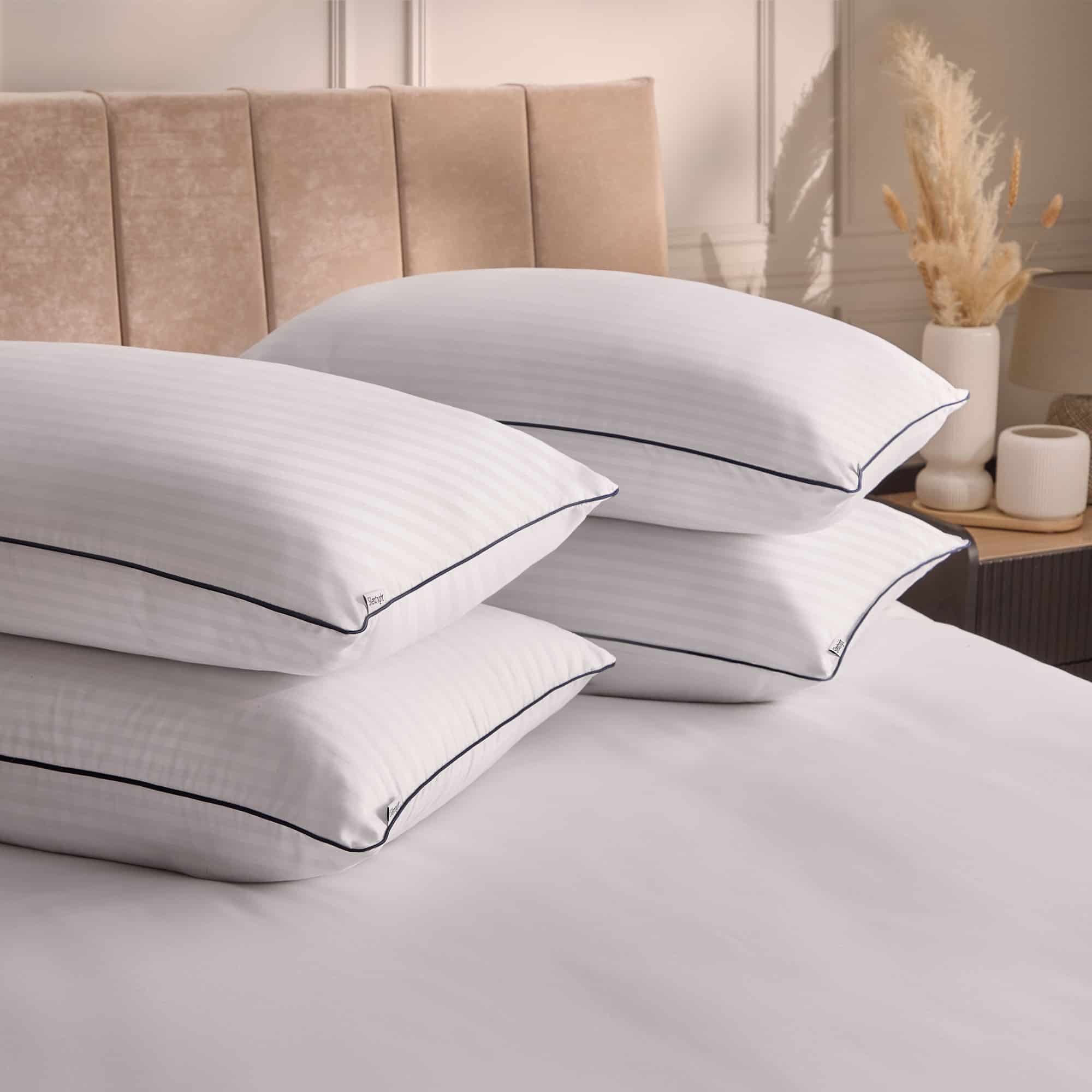 Silentnight Hotel Collection Piped Pillow - 4 Pack-image-9900711669