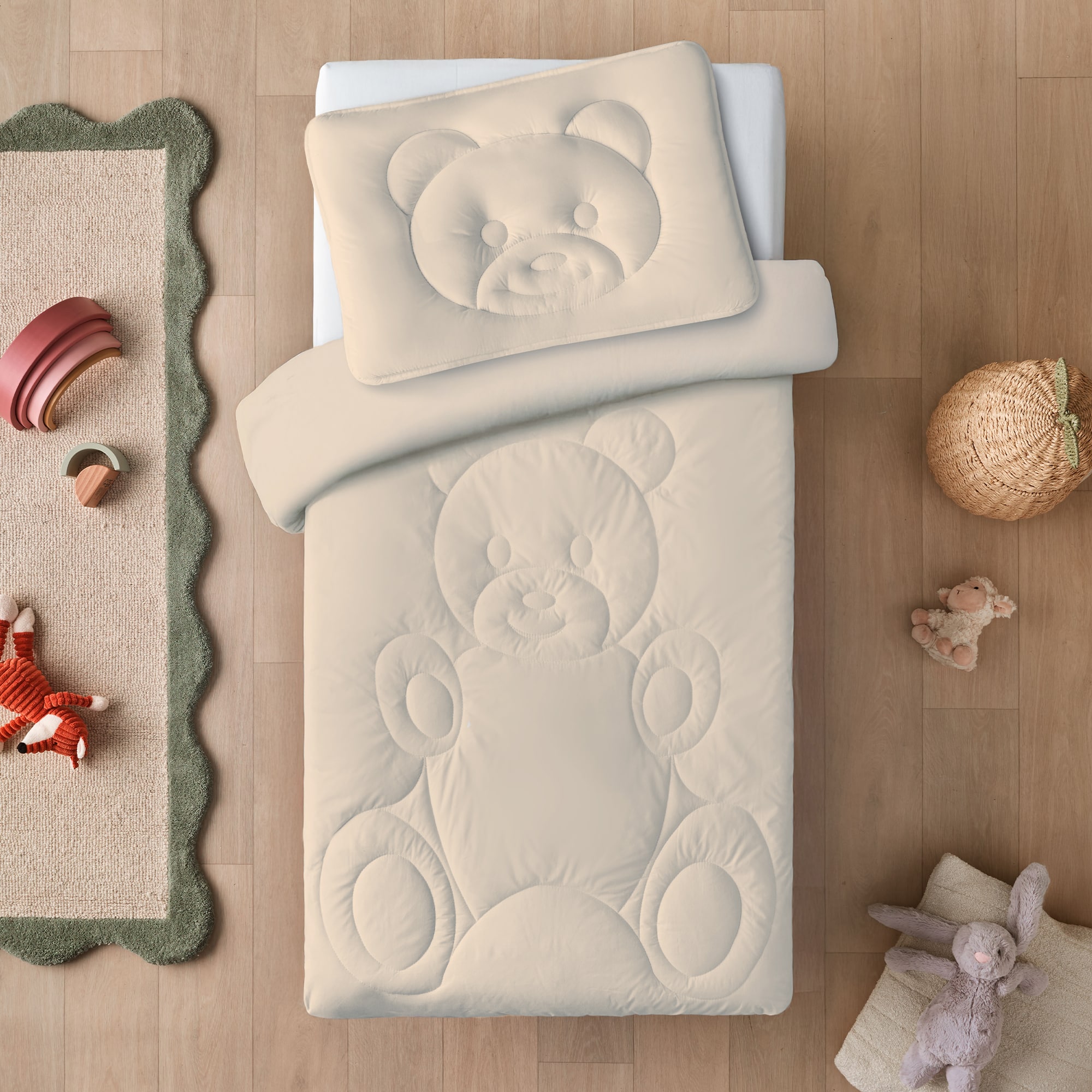 Silentnight Safe Nights Coverless Cot Bed Duvet Set-image-609593GE
