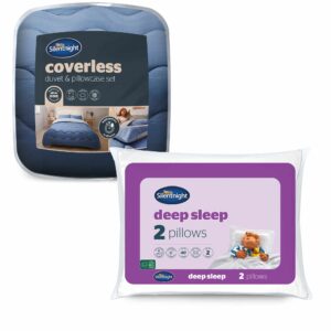 Silentnight Coverless 10.5 Tog Duvet & Deep Sleep Pillow Pair Bundle